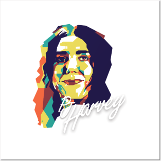 PJ Harvey: Iconic Musician WPAP Posters and Art